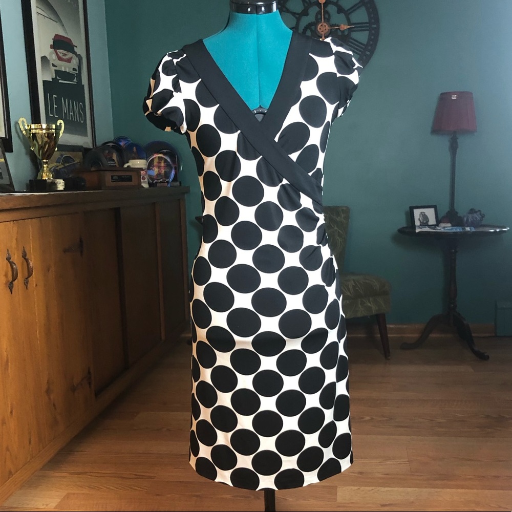 Black and White Polka Dot Dress